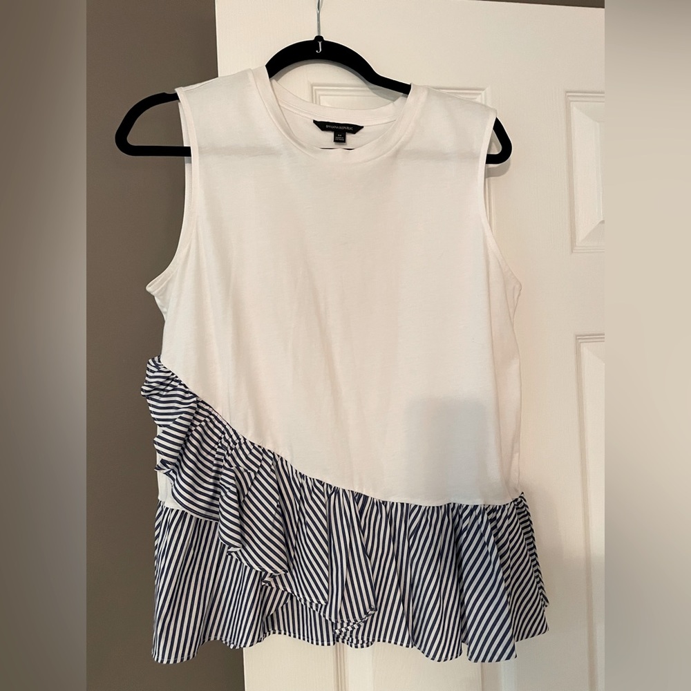 Banana Republic peplum top NTOW
